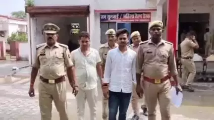 लालगंज: महराजगंज थाना की पुलिस ने देवनपुर पेट्रोल पंप के पास से गैर इरादतन हत्या में वांछित 2 आरोपियों को गिरफ्तार किया