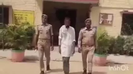नानपारा: मटेरा पुलिस ने उकसाने और धमकाने वाले अभियुक्त को किया गिरफ्तार, एक फावड़ा बरामद