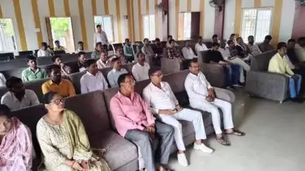 सरीला: गोहांड ब्लॉक के सभागार में संचारी रोग नियंत्रण अभियान की कार्यशाला का आयोजन किया गया
