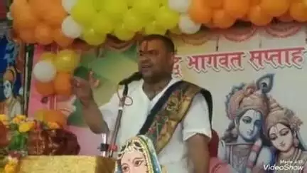 खबर औरैया से राम जन्म होते ही पंडाल गूंज उठा श्री राम के जयकारों से
