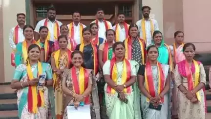 ಬೀಳಗಿ: ಪಟ್ಟಣದಲ್ಲಿ 15 ಕ್ಕೂ ಹೆಚ್ಚು ಮಹಿಳೆಯರು ಕರವೇ ಸಂಘಟನೆಗೆ ಸೇರ್ಪಡೆ