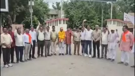 चित्तौड़गढ़: तीसरी बार प्रदेश अध्यक्ष बनने पर पुष्करना का चित्तौड़गढ़ में जोरदार स्वागत