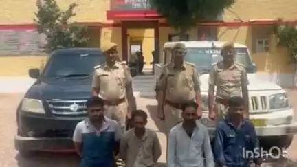 जैसलमेर: एसपी सुधीर चौधरी के निर्देशन में भणियाणा पुलिस ने हत्या के प्रयास के मामले में फरार 4 आरोपियों को किया गिरफ्तार