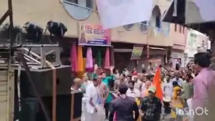 बांसवाड़ा: बांसवाड़ा में इस्कॉन केंद्र द्वारा श्री जगन्नाथ रथ यात्रा निकाली गई