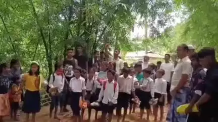 হাইলাকান্দি: পাহাড়গাও পূর্ত সড়কের বেহাল অবস্থা, KMSS-র প্রতিবাদ করায় কাজ শুরু করল বরাতপ্রাপ্ত ঠিকাদার