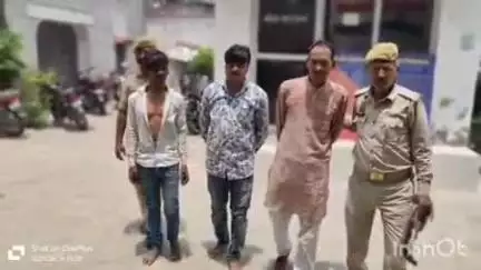 फिरोज़ाबाद: थाना दक्षिण पुलिस ने शांति भंग के मामले में तीन आरोपियों को किया गिरफ्तार