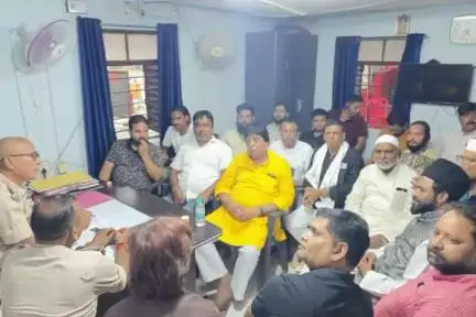 कांके: डेली मार्केट थाना में मुहर्रम को लेकर शांति समिति की हुई बैठक