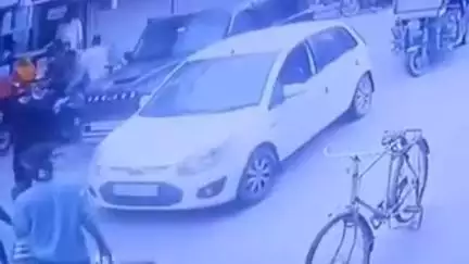 सीकर: कोतवाली थाने के पास दिनदहाड़े युवक का मारपीट कर अपहरण, सीसीटीवी में हुई वारदात रिकॉर्ड