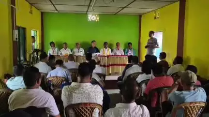 রাজগঞ্জ: পানঝোরাতে একতা মঞ্চের সভা করে কমিটি গঠন করল গোর্খা জনমুক্তি মোর্চার সুপ্রিমো বিমল গুরুং