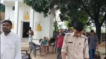 नागौद: उंचेहरा एसडीएम ने दल-बल के साथ अम्मा धम्मा बौद्ध विहार का जायजा लिया