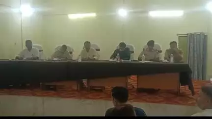 तिलौथू: तिलौथू प्रखंड में मुहर्रम पर्व की तैयारी के लिए आयोजित की गई शांति समिति की बैठक