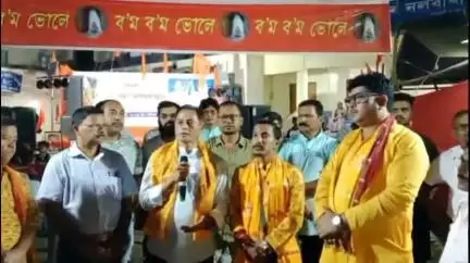 নলবাৰী: চহৰত বিশাল ভাণ্ডাৰা আৰু অমৰনাথ যাত্ৰীক আৰ্শীবাদ অনুষ্ঠান
