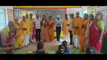 राजिम: ग्राम तर्रा में बाल संस्कार शाला का हुआ शुभारंभ
