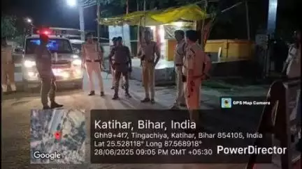 कटिहार: SP वैभव शर्मा ने शहर में विधि व्यवस्था का जायजा लिया, नाइट पेट्रोलिंग बढ़ाने के निर्देश