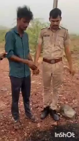 पोकरण: कृषि फार्म से विद्युत केबल चोरी कर फरार हुए चोर को जलाते हुए रंगे हाथों पकड़ा गया, पोकरण पुलिस के हवाले किया
