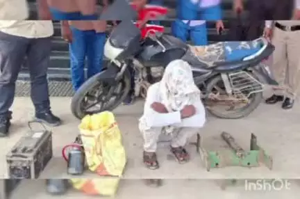 चंद्रपूर: ट्रॅक्टरचे साहित्य चोळणाऱ्या आरोपीला अटक भद्रावती येथील घटना