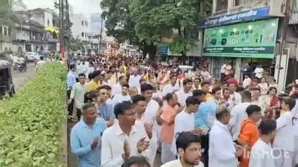 जळगाव: इस्कॉन तर्फे जगन्नाथ यात्रेचे खानदेश सेंट्रल मॉल येथून आयोजन