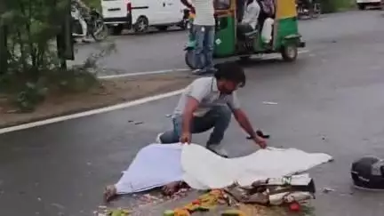नूह: सीलखो मोड़ के पास ट्रक ने बाइक को मारी टक्कर, युवक की हुई मौत व 2 घायल