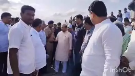 ರಾಣೇಬೆನ್ನೂರು: ರೈತರಿಗೆ ಅನುಕೂಲ ನಿಟ್ಟಿನಲ್ಲಿ ಬ್ರಿಡ್ಜ್ ನಿರ್ಮಿಸಲು ನೀಲನಕ್ಷೆ ತಯಾರಿಸಿ: ಕೂನಬೇವು ಗ್ರಾಮದಲ್ಲಿ ಸಂಸದ ಬೊಮ್ಮಾಯಿ ಸೂಚನೆ