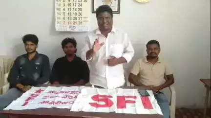 నిజామాబాద్ సౌత్: రేపటి అమిత్‌షా పర్యటనను అడ్డుకుంటాం: నగరంలో ఎస్ఎఫ్ఐ జిల్లా కార్యదర్శి విగ్నేష్ పిలుపు