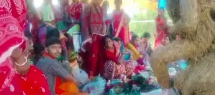 पटमदा: पटमदा में मां विपदतारिणी की श्रद्धापूर्वक पूजा, मंदिरों में उमड़ी भक्तों की भीड़