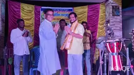 বরজোড়া: উয়াড়া গ্রামে বাবা ধর্মরাজের মন্দির উদ্বোধন উপলক্ষে সাংস্কৃতিক অনুষ্ঠানের আয়োজন করা হল, উপস্থিত বিধায়ক অলোক মুখার্জি