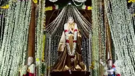 செந்துறை: குழுமூரில் புனித பவுல் ஆலய பங்கு திருவிழா திருப்பலி மற்றும தேர் பவனி திருவிழா