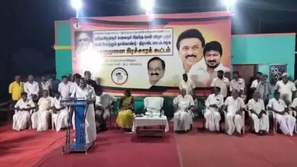 ஒட்டன்சத்திரம்: கரியாம்பட்டியில் திமுக தெருமுனை பிரச்சார கூட்டம் அமைச்சர் சக்கரபாணி பங்கேற்பு