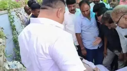 बीकानेर: कांग्रेस अपने अतीत के पाप धोने के लिए निकली 'संविधान बचाओ यात्रा': केंद्रीय कानून मंत्री अर्जुन राम मेघवाल