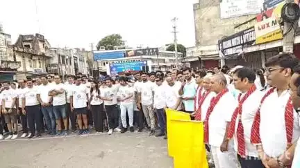 भीलवाड़ा: भीलवाड़ा में फिट इंडिया के तहत मैराथन दौड़ का आयोजन, विजेताओं को सम्मानित किया गया, सांसद व अन्य जनप्रतिनिधि रहे उपस्थित