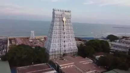 திருச்செந்தூர்: தங்க வர்ணத்தில் ஜொலிக்கும் யாகசாலை சுப்பிரமணிய சுவாமி கோவில் குடமுழுக்கு விழா யாகசாலை பணிகள் நிறைவு