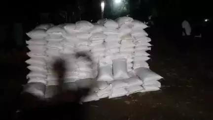 दुधि: दुद्धी पुलिस ने रजखड़ चेकिंग प्वाइंट के पास डीसीएम ट्रक में चावल के नीचे छिपाकर ले जा रहे 10 कुंतल गांजा किया बरामद