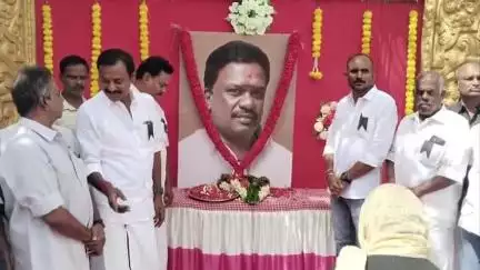 ஆனைமலை: முக்கோணத்தில் மறைந்த வால்பாறை சட்டமன்ற உறுப்பினர் அமுல் கந்தசாமிக்கு அனைத்துக் கட்சி சார்பில் இரங்கல் கூட்டம் நடைபெற்றது