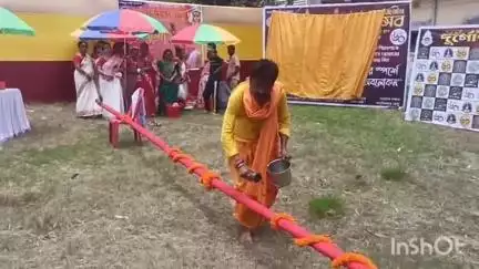 কোচবিহার ১: খুঁটি পূজার মধ্য দিয়ে হীরক জয়ন্তী বর্ষের শুভ সূচনা করা হলো ভেনাস স্কয়ার ক্লাবের দুর্গাপুজোর
