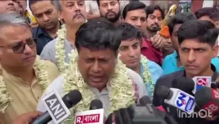 কলকাতা: রাতভর লালবাজারে থাকার পর রবিবার ছাড়া পেলেন বিজেপির রাজ্য সভাপতি সুকান্ত মজুমদার