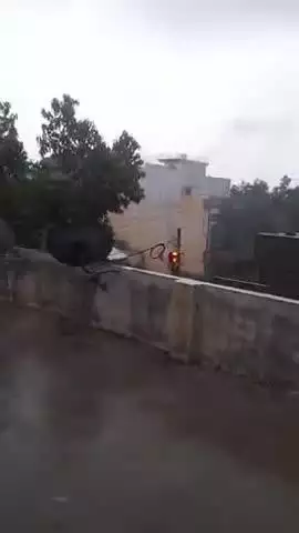 electricity fold vikash nagar etah chungi par hua bda hadsa