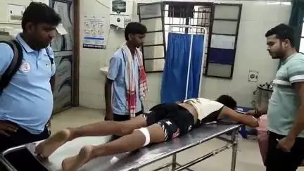 पूसा: पुसा यूनिवर्सिटी में साइकिल रेस के दौरान साइकिल से गिरकर एक युवक जख्मी