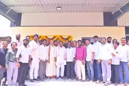 పటాన్​​చెరు: అమీన్పూర్ లో నూతన కమిటీ హాల్ ప్రారంభించిన ఎమ్మెల్యే గూడెం మహిపాల్ రెడ్డి
