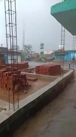#@ लगातार बारिश से जन जीवन अस्त्र व्यस्त सोनडीहा क्षेत्र में, किसान परेशान#@
