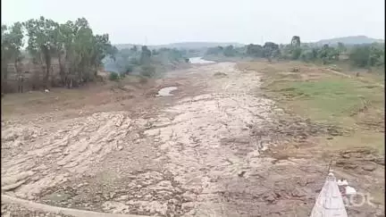 रायसेन: बेतवा नदी अभी भी सूखी पड़ी, ज़िले में 24 घंटे में केवल 2.4 मिमी औसत वर्षा दर्ज