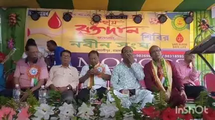 বারাসাত ১: সাধারণ মানুষের জন্য অভিনব উদ্যোগ নিল বারাসাত নবীন সংঘ , সাধারণ মানুষের জন্য আয়োজন করল স্বেচ্ছায় রক্তদান শিবির