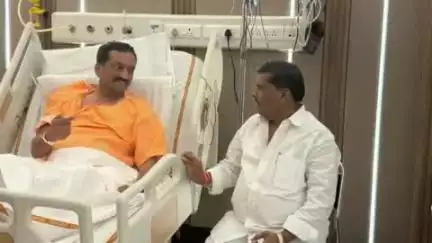 పటాన్​​చెరు: మెదక్ ఎంపి రఘునందన్ రావు ను పరామర్శించిన ఎమ్మెల్యే జిఎంఆర్