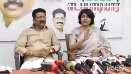 மதுரை தெற்கு: "அதிமுக ஆட்சிக்காலத்தில் கொண்டு வந்த திட்டங்கள் அனைத்தையும் திமுக நிறுத்தி உள்ளது"-காயத்ரி ரகுராம் பேட்டி