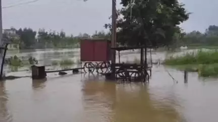 जगाधरी: साढौरा नदी में पानी के ओवरफ्लो से लोगों के घरों में घुसा पानी, हुआ नुकसान