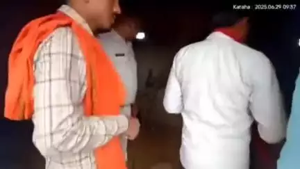 देवसर: जियावन थाना क्षेत्र के सहुआर में अवैध शराब भूनी जा रही थी, पुलिस ने कार्रवाई कर 48 लीटर से अधिक शराब ज़ब्त की