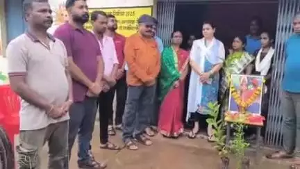 दंतेवाड़ा: भाजपा मंडल किरन्दुल द्वारा आयोजित वृक्षारोपण कार्यक्रम