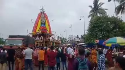 କେନ୍ଦ୍ରାପଡା: ପୁଣି ଅଟକିଲା ବ୍ରହ୍ମ ତାଳଧ୍ଵଜ ରଥ, ଶ୍ୟାମାକାଳୀ ମଣ୍ଡପ ନିକଟରେ ଅଟକିଲା ରଥ, ଭକ୍ତଙ୍କ ମଧ୍ୟରେ ଅସନ୍ତୋଷ