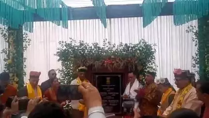 स्पीति: केंद्रीय मंत्री किरन रिजिजू ने केलांग में ₹26.75 करोड़ की मल निकासी योजना का किया शिलान्यास