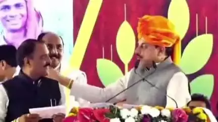 भिंड नगर: दंदरौआ धाम में मंत्री राकेश शुक्ला की मांग पर सीएम ने की स्टेडियम निर्माण की घोषणा, वीडियो हुआ वायरल