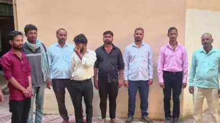 ओबरा: कोन पुलिस ने 8 लोगों का जमीनी विवाद में चालान किया, माननीय न्यायालय भेजा